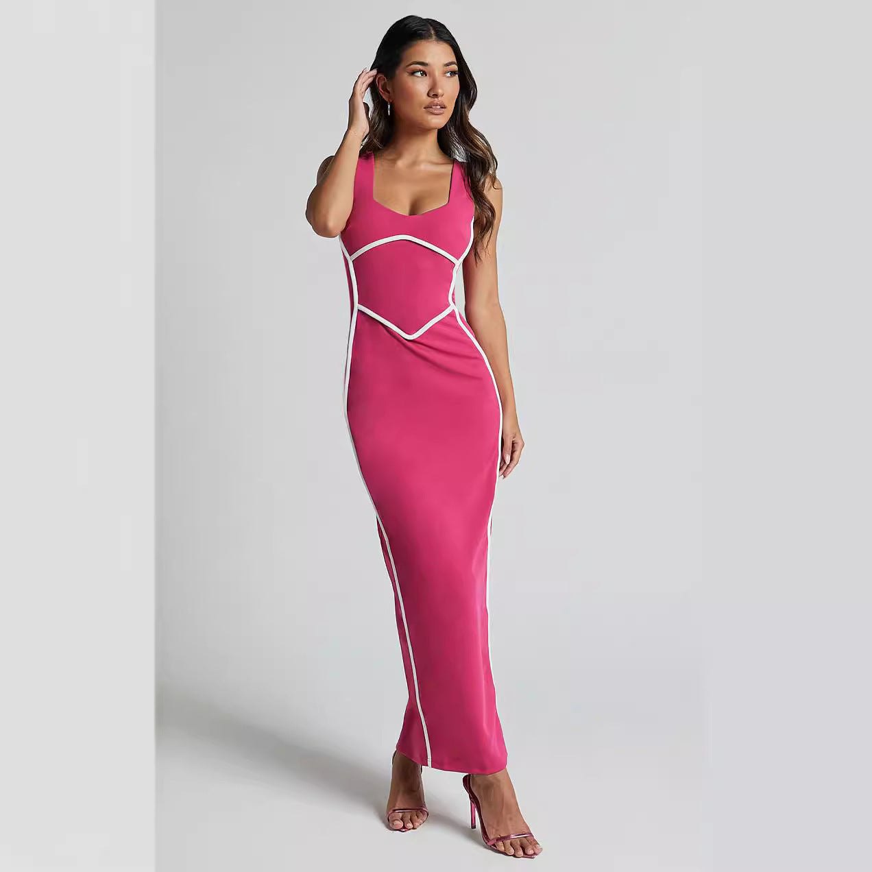 ✨ Elegantes Bodycon-Kleid mit Bleistiftrock – Figurbetontes Kleid mit Trägern